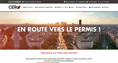 Desktop Screenshot of cer-cerov.fr